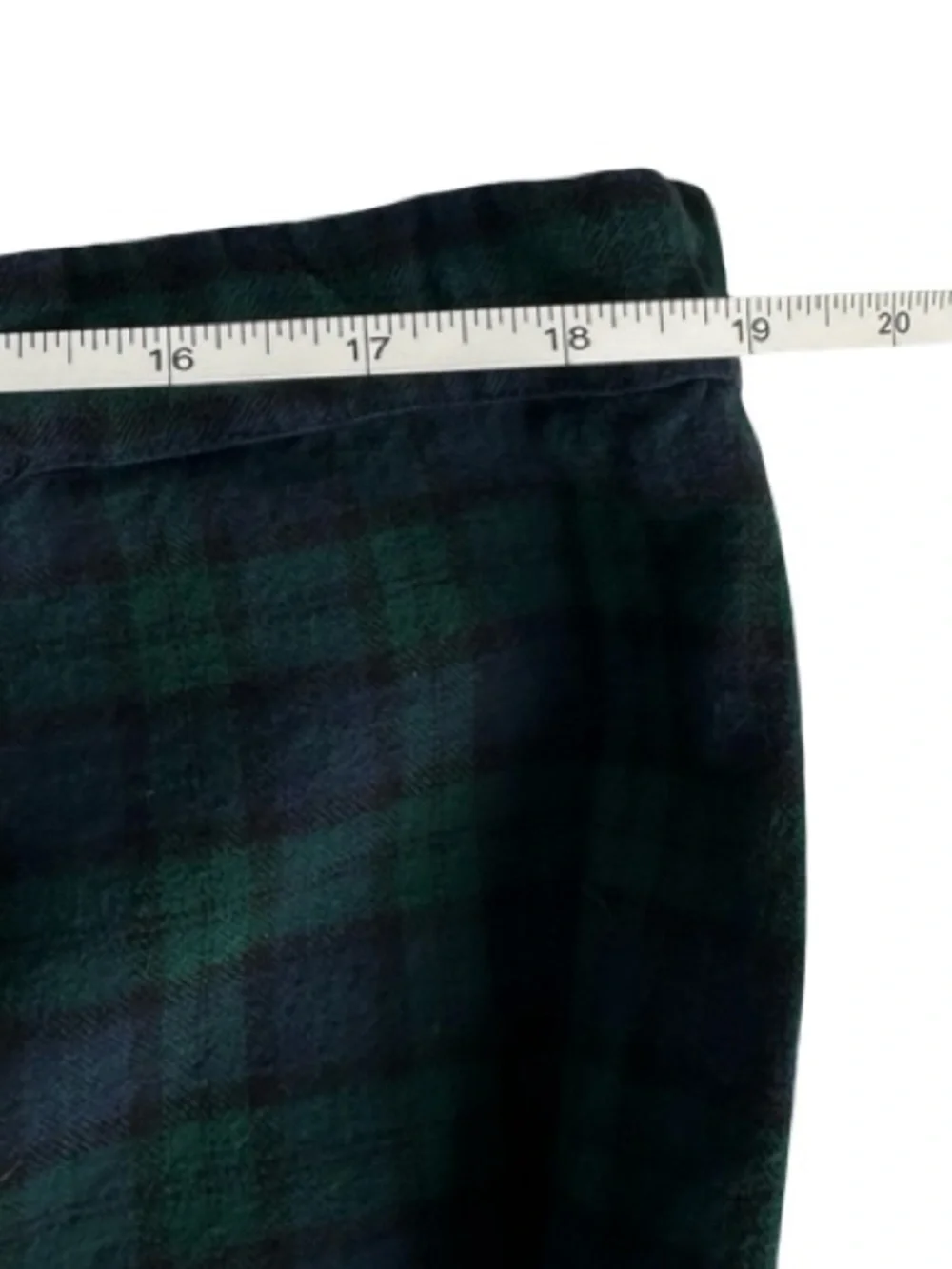 Brooks Brothers Cotton Flannel Tartan Plaid Green Navy Pajama Set Men’s Medium